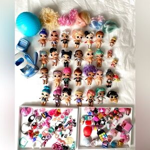 Huge lot LOL Surprise Dolls & Accessories